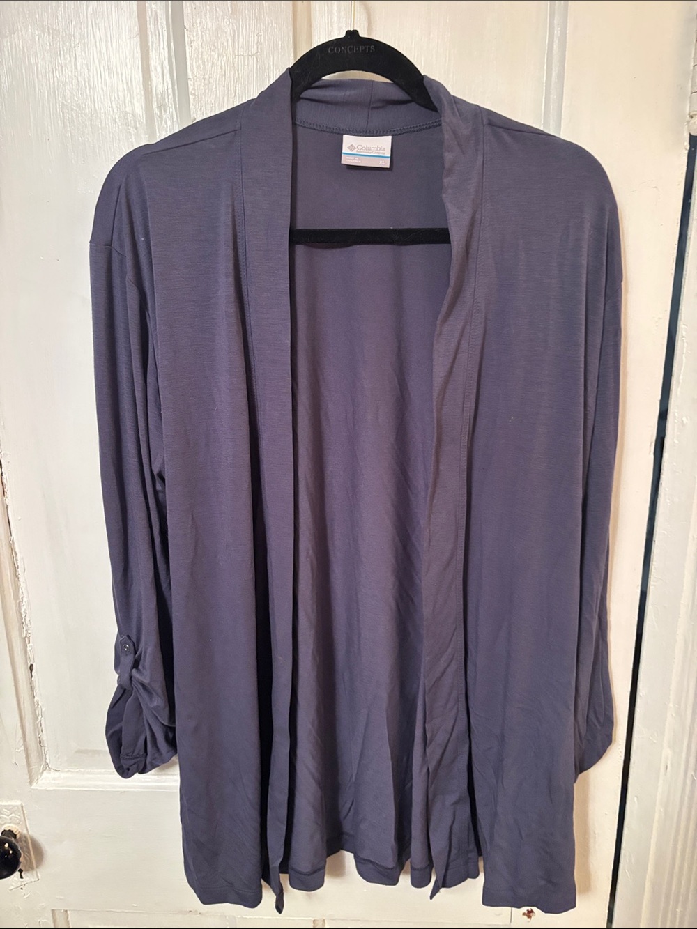 Columbia Women's Open-Front Lightweight Cardigan - Slate Gray